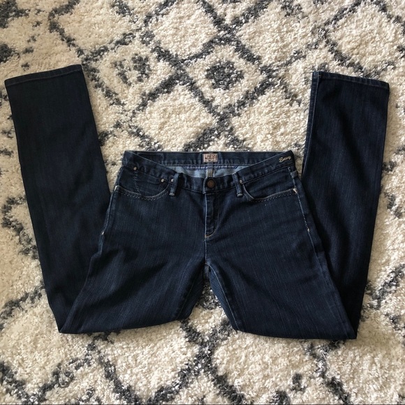 Goldsign ENVY Low Rise Jeans Dark Wash Straight Leg Y2K 90s Stretch USA 28 - Picture 13 of 13